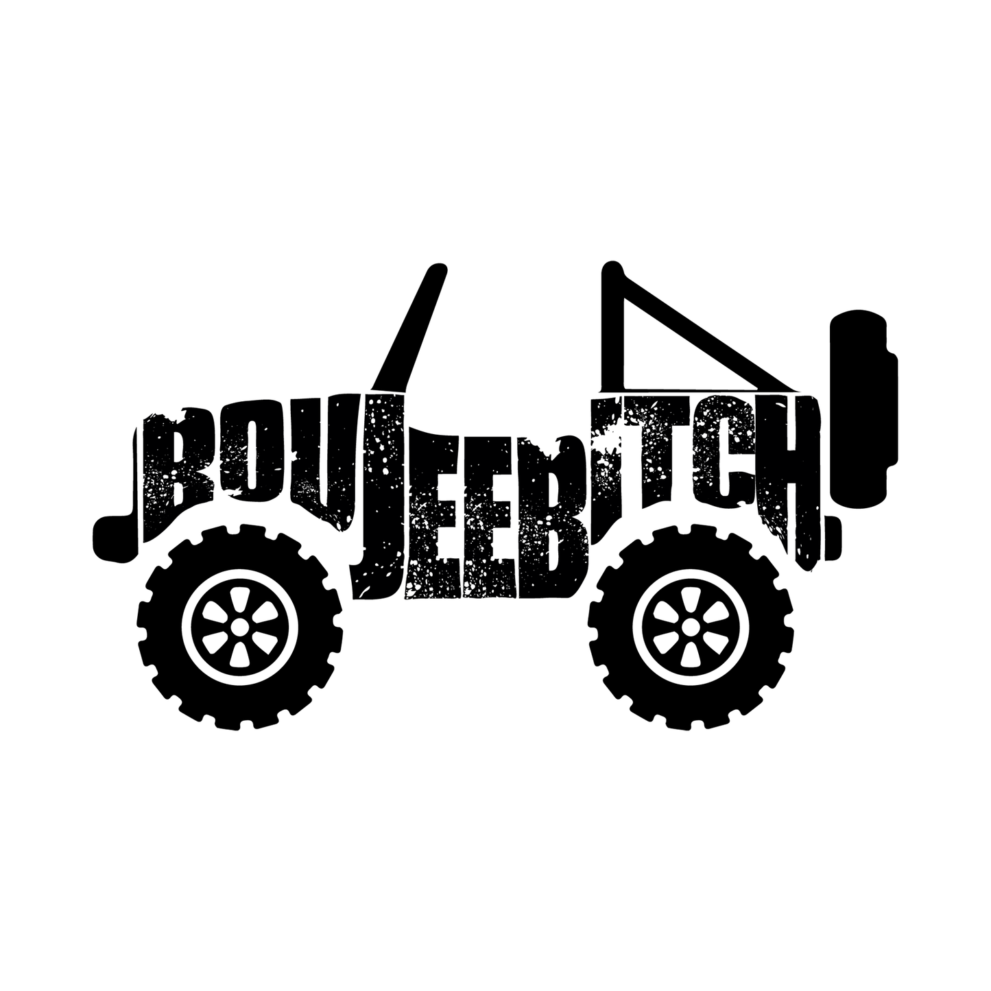 Boujee Bitch Jeep Sticker